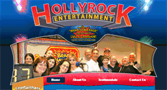 Desktop Screenshot of hollyrockentertainment.com